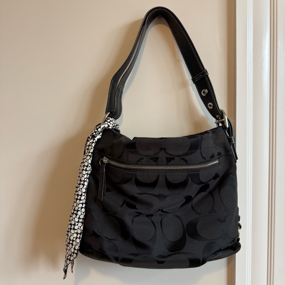 Coach Black Designer Shoulder Bag
